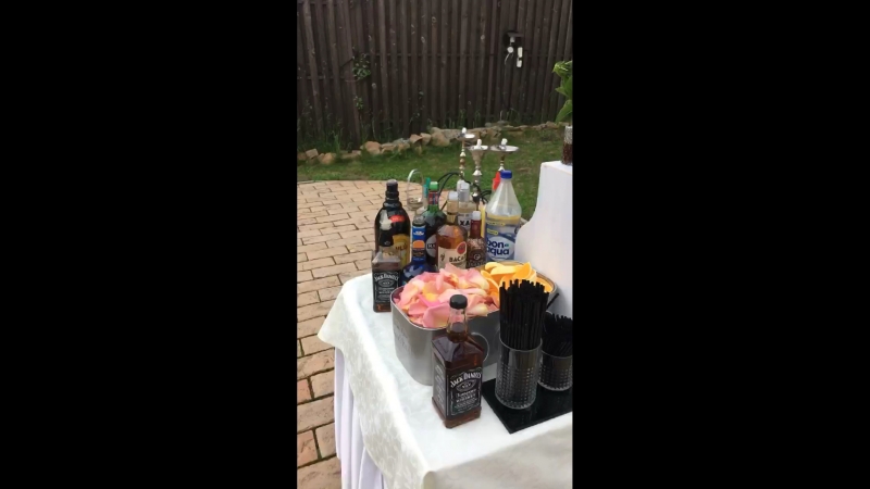 Выездной бар на свадьбе