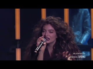 Lorde tennis court/team (live @ «muchmusic video awards 2014»)