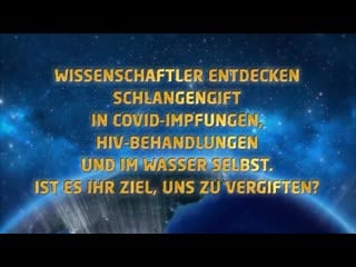 Wissenschaftler entdecken schlangengift in impfungen, in hiv behandlungen und im wasser