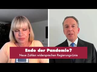 Der pandemie? neue zahlen widersprechen regierungs linie mit prof homburg