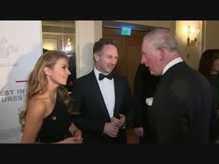 Geri halliwell and christian horner @ the prince's trust 'invest in futures' reception