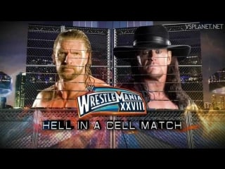 (wwe mania) wrestlemania 28 the undertaker vs triple h (hell in a cell match)