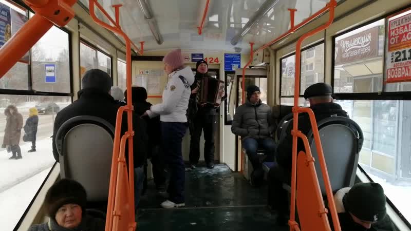 Нижний тагил, 31 января 2020 г, 10 маршрут, вагон № 124 из личного архива