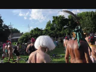 10th annual no⚜️la world naked bike ride the group photo recorded by cannabis