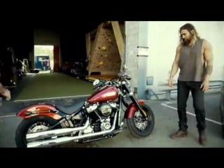 Hey jason momoa, show us the brand new 2018 softail slim