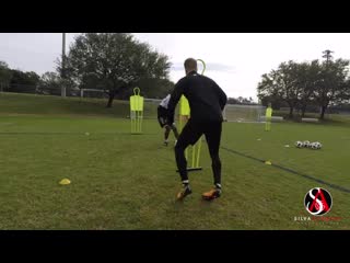 Professional football soccer training session kyle curinga, tampa bay rowdies (usl) [dgmuqjjahp4]