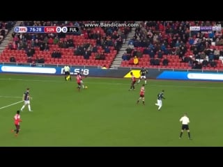 Josh maja goal! sunderland vs fulham 10 16 12 2017