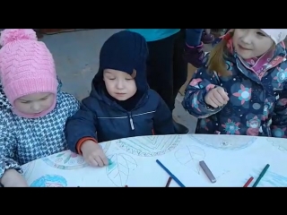 Роспись пасхального яйца в дг сказочный 08 04 2018