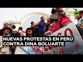 Cientos de peruanos retoman las protestas en puno contra dina boluarte