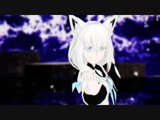 【mmd】『シャルル syaruru』歌ってみた【kurokumo】白上フブキ【vtuber】1080p60s fullhd ray mmd