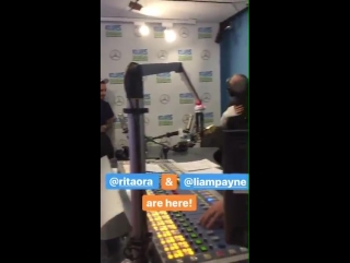 @liampayne and @ritaora on the @elvisduranshow