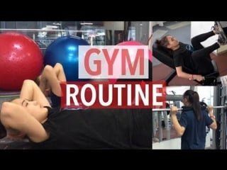 Our gym routine! kagiris twins