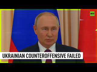 Ukrainian counteroffensive is a failure putin