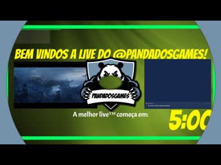 Diretamente da toca do panda dos games para o brasil e para o mundo começa agoraa live do @pandadosgames hoje na coleta! dic