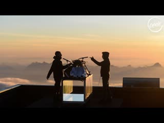 The blaze live @ aiguille du midi in chamonix, france