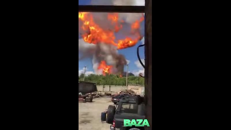 В волгограде взорвалась газовая запраа mp4