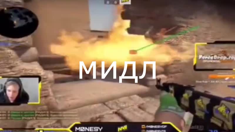 Монеси показывает фишки