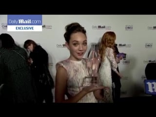 Maddie ziegler interview after win pca 2016