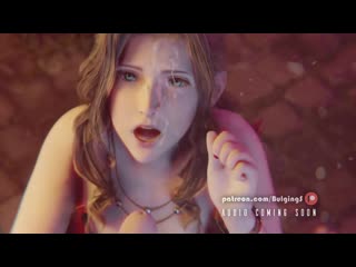 Aerith gainsborough handjob; masturbation; cum on face; cumshot; cum eat; 3d sex porno hentai; (by bulgings) [final fantasy 7]