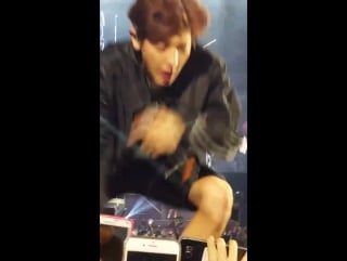 [fancam] 160110 exoluxion in singapore day 2 chanyeol