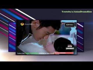 Cruel romance kiss scene huang xiao ming kiss chen qiao en