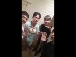 170922 jonghyuns instagram live kibums birthday surprise