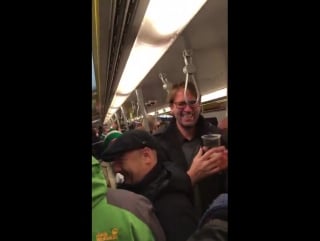 When ireland fans met jurgen klopp on a train in vienna