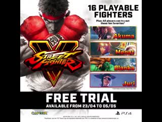 Akuma blanka ️ menat juri ️ explore 16 iconic characters in street fighter v play for free now until 5th may on ps4