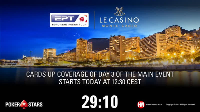 Pokerstars live ерт монте карло 2019 главное событие, день 3