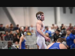 141lbs joey mckenna (ohio state) tech fall garrett lambert (hofstra)