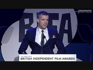 Martinfreeman at the british independent film awards, backstage, old billingsgate, london, uk to present the best director awa