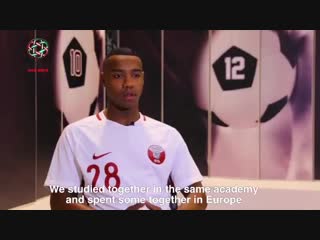 Qatar midfielder assim madibo giving us friendshipgoals they will face lebanon to kick off their asiancup2019 campaign on ja