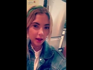 Ashley benson lip syncing 'bad liar' via snapchat