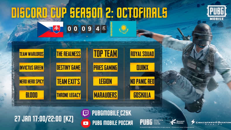 Discord cup europe season 2 octo finals 1/8 kazakhstan/czech republic/slovakia