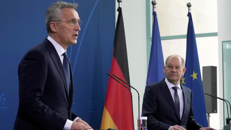 Live bundeskanzler scholz und nato chef stoltenberg geben gemeinsame pressekonferenz in berlin