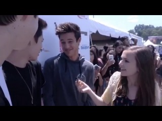 Alexis g zall interviews cameron dallas, carter reynolds, nash grier @ digifest | astronauts@