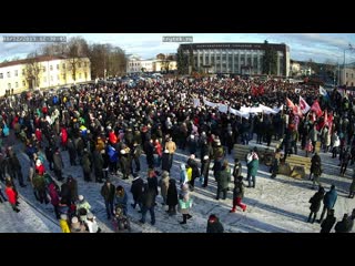 Александров вышел (более 4 тысяч человек) против мусора из москвы! митинг 1200 1 декабря 2019 года делайте репосты