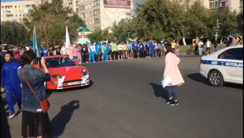 Серпін студенттері облыстық дуатлонға қатысты