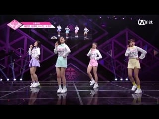 180622 produce48 ￫ stone music bae eunyoung, jang gyuri, lee sian, jo yuri chewing gum