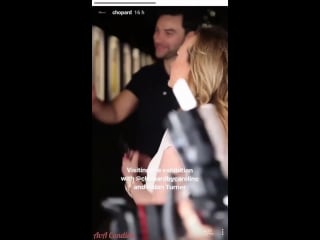 Ava candide aidan visiting the chopard exhibition in cannes