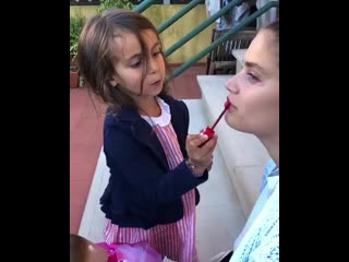 It’s high fashion guys, look it up! just gave my niece a bunch of @armanibeauty ( 600 x 480 ) mp4