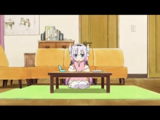 Kobayashi san chi no maid dragon канна и цикада