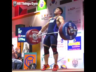 Li dayin (81 🇨🇳) snatching 170kg