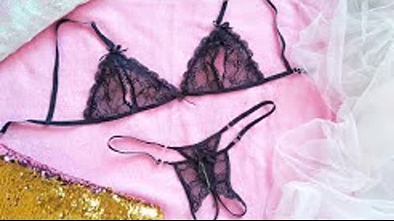 🎀✂️💣как сшить бралетт и трусики с открытым доступом контурное контактное бель