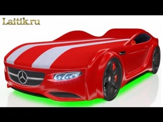 Молодые объемная 3d кровать машина "romack junior" мебель интернет магазин "лайтик"