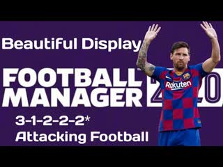 Beautiful football tactic 3 1 2 2 2 fm20 mobile