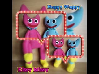 Huggy wuggy and kissy missy