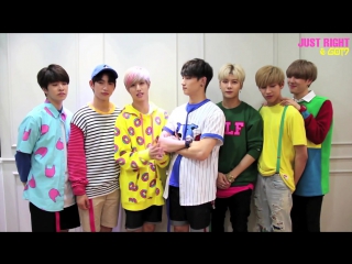 [video messaage] 150713 got7 «just right» @ greetings to i got7