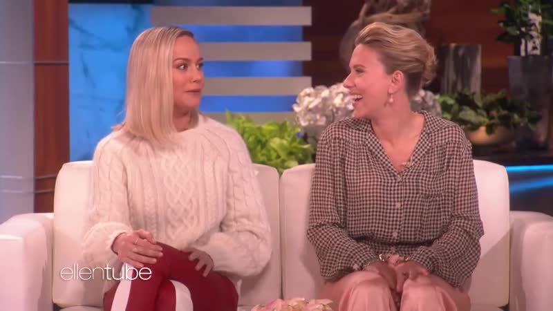 Johansson porn video – Brie larson and scarlett johansson on first kisses fan tattoos and avengers endgame 720p