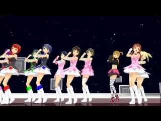 [mikumikudance] idolm@ster girls luka luka night fever